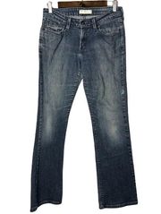 Levi’s  545 Medium Wash Low Boot Cut Jeans 6