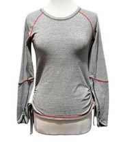 LUCY LucyTech Race Your Heart Out Long Sleeve Side Cinched Active Athleisure Top