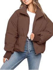 Amazon Brown Puffer Jacket
