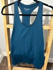 Athleta Teal Racerback Athletic Lightweight Tank