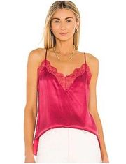 CAMI NYC x Revolve Daisy Cami in Cerise Red Medium NWT