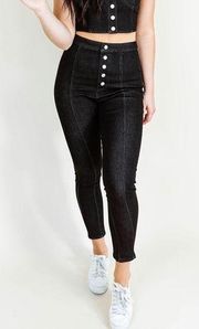 NEW Kittenish Delaney Black Denim Pants