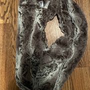 Loft faux fur neck wrap