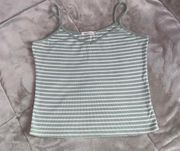 Striped Pastel Green Cami