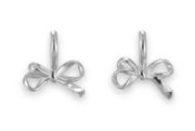 Huggie Bow Hoop Earrings for Women