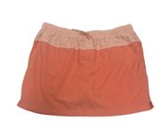 Elastic Waist Skirt with Drawstring and Built-In Shorts Size 1X