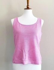 St. John Collection Pink Knit Tank