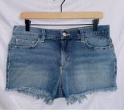 Women's Joe's Jeans Medium Wash Denim High Rise Cut Off Shorts size 29