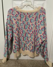 Neon Cheetah Print Sweater