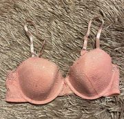 JESSICA Simpson Pink 36B Padded Underwire Bra