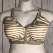 Cacique gray striped bra Size: 40D