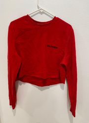 Tommy Hilfiger Red Crewneck Sweatshirt