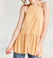 Kimchi Blue Urban Outfitters Moonchild Babydoll Tank Top Golden