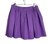 Hot Topic Purple Pleated Academia Mini Skirt Small