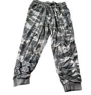 Splendid Womens Army Camo Print Grey Jogger Pants Pull On Size Medium