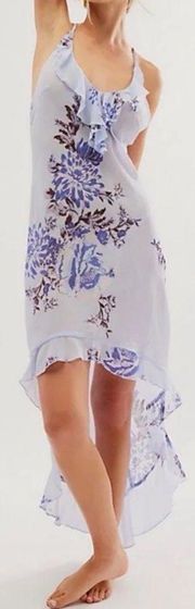 NEW Free People Intimately Getting Out Slip Ruffle Hi-Low Dress XL New w/o Tag