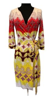 Diane Von Furstenburg New Julian Two Wrap Dress