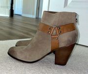 Ash Suede Ankle Booties