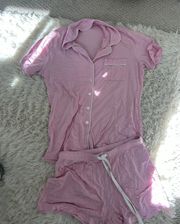 Pink Cotton Pajama Set