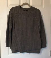 Gray Knit Sweater