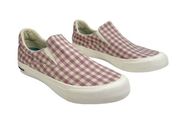 SeaVees Hawthorne Violet Gingham Plaid Slip On Casual Shoes