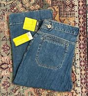 NWT Lee Cropped Boho Jeans