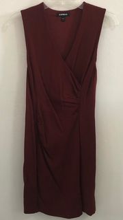 Surplice Sheath Dress