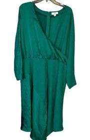 Cushnie for Target Designer Green mixed media stunning maxi dress size 20W