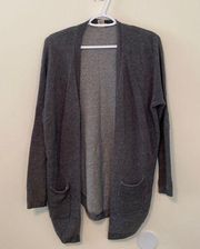 Wet Seal Size Large Charcoal Grey Cardigan