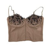 White Fox Boutique - Unforgettable Bustier in Nude and Black