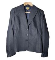 Caslon Classy Denim Look Blazer 4 Womens Business Casual Preppy