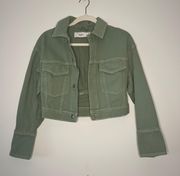 Green Denim Jacket