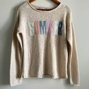 Summer Cream Knit Sweater