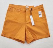 Nicole Miller Womens Size 16 Soho High Rise Orange Tangerine Shorts