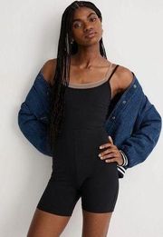 Madewell Knit Biker Unitard Black XXS NJ141 New