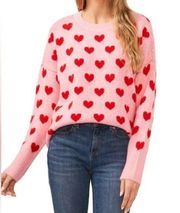 CeCe Heart Sweater Pullover Date Night