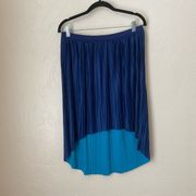 NWT Xhilaration pleated high low reversible skirt▪️size L