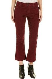 Current/Elliott Pants Size 25 Color Wine NEW $208 The Kick Jeans Womens Corduroy