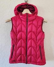 Outdoor Research 650 Fill Goose Down Hooded Puffer Aria Vest Women's XS