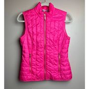 Lilly Pulitzer Pink Puffer Vest Sz. S