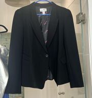 Joseph Rykoff blazer, Black, four pockets, lined