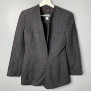 Giorgio Armani Brown Tweed‎ Blazer