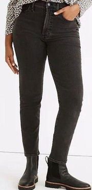 Madewell The Perfect Vintage Jean Cropped Starkey Wash Faded Black Women Size 28