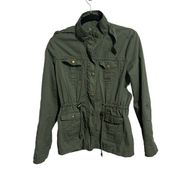 Tilly's Jade & Ivory Green Utility Jacket