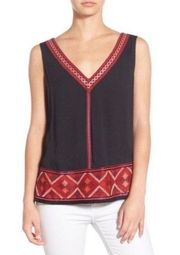 Ella Moss Hani Tank Top Cross Stitch Embroidery