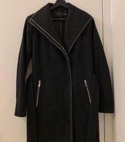 Black Wool TAHARI Coat (4)