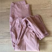 Aerie Offline by  size medium light pink leggings joggers faint camo full length