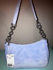 Cute violet suede purse - with tags