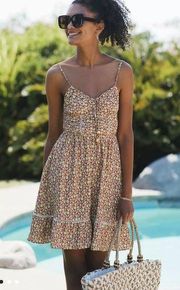 Maaji for Anthropologie Radiant Meadow Kamala Mini Dress. Size small. Runs Small