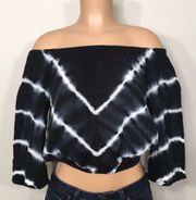 Michael Stars Tie Dye peasant top. New